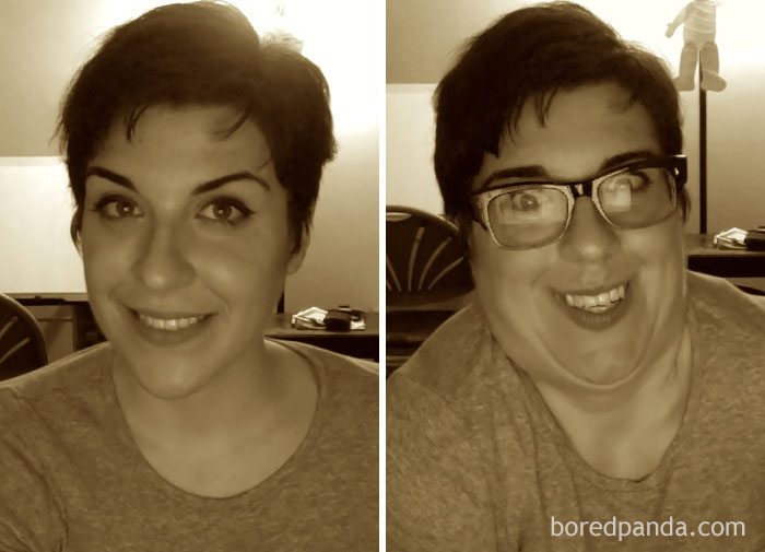 10 Potret 'beda wajah' cewek ini nggak akan kamu sangka orangnya sama