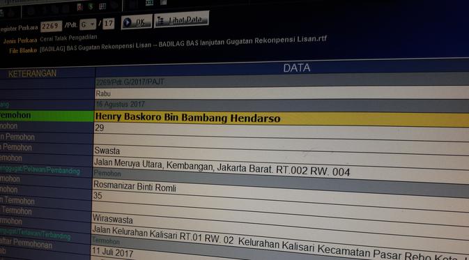Mantan suami Ayu Ting Ting gugat cerai istrinya