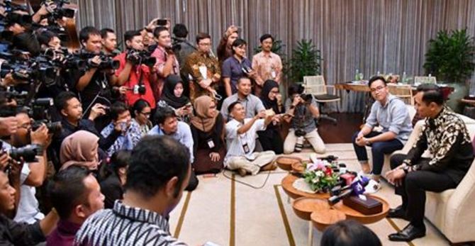 4 Potret kehangatan pertemuan Gibran dan Agus Yudhoyono