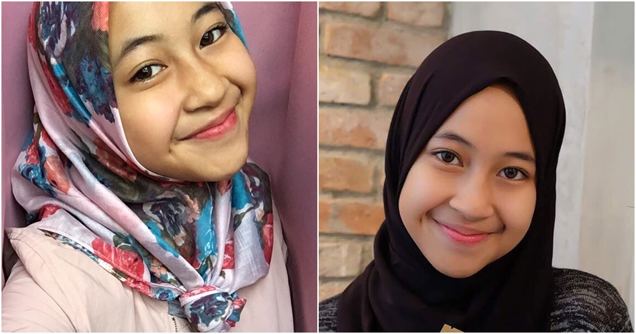 Adiba, putri sulung almarhum Uje yang kini makin manis