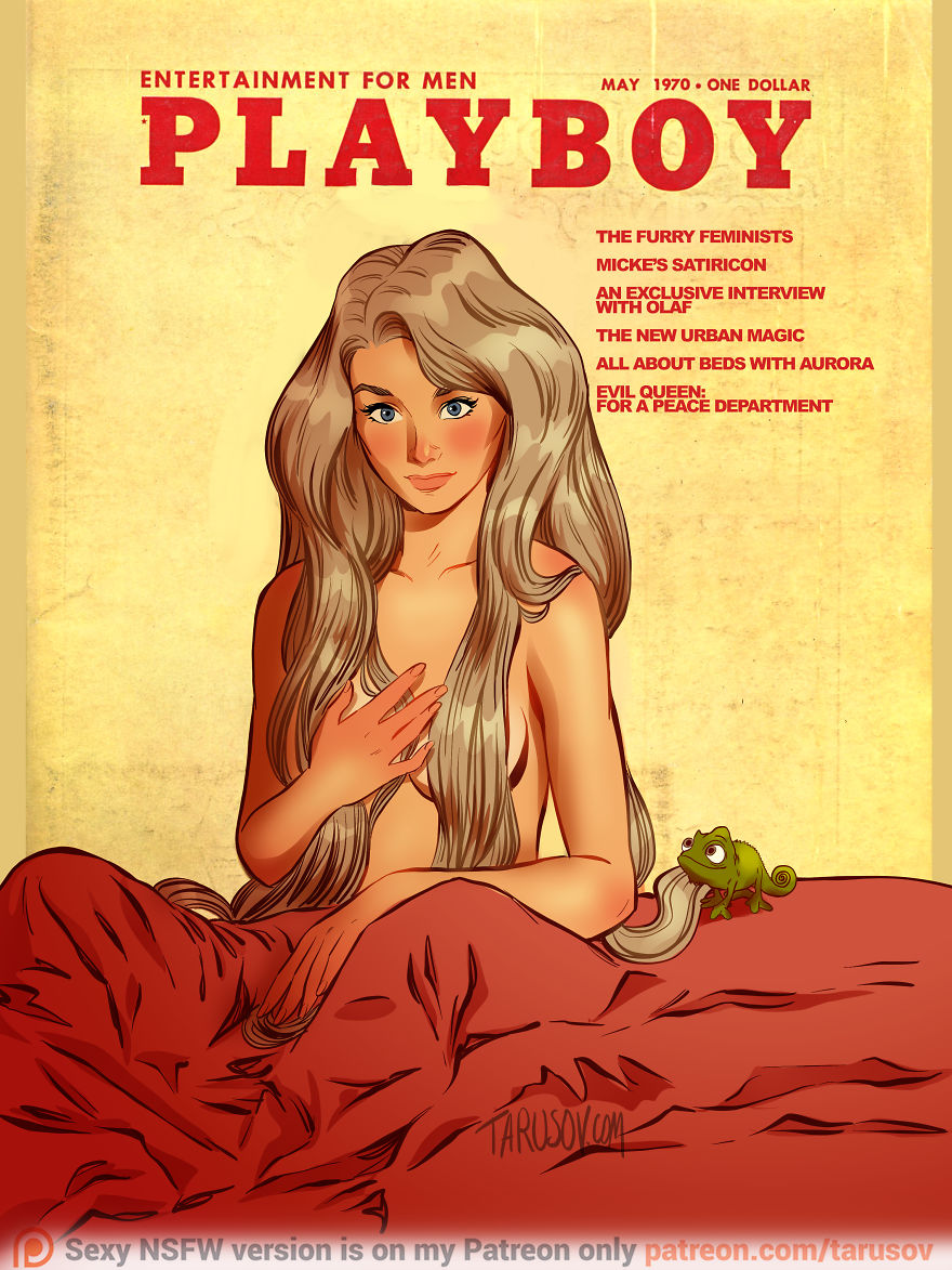 Begini jadinya jika 10 putri Disney jadi model sampul majalah Playboy