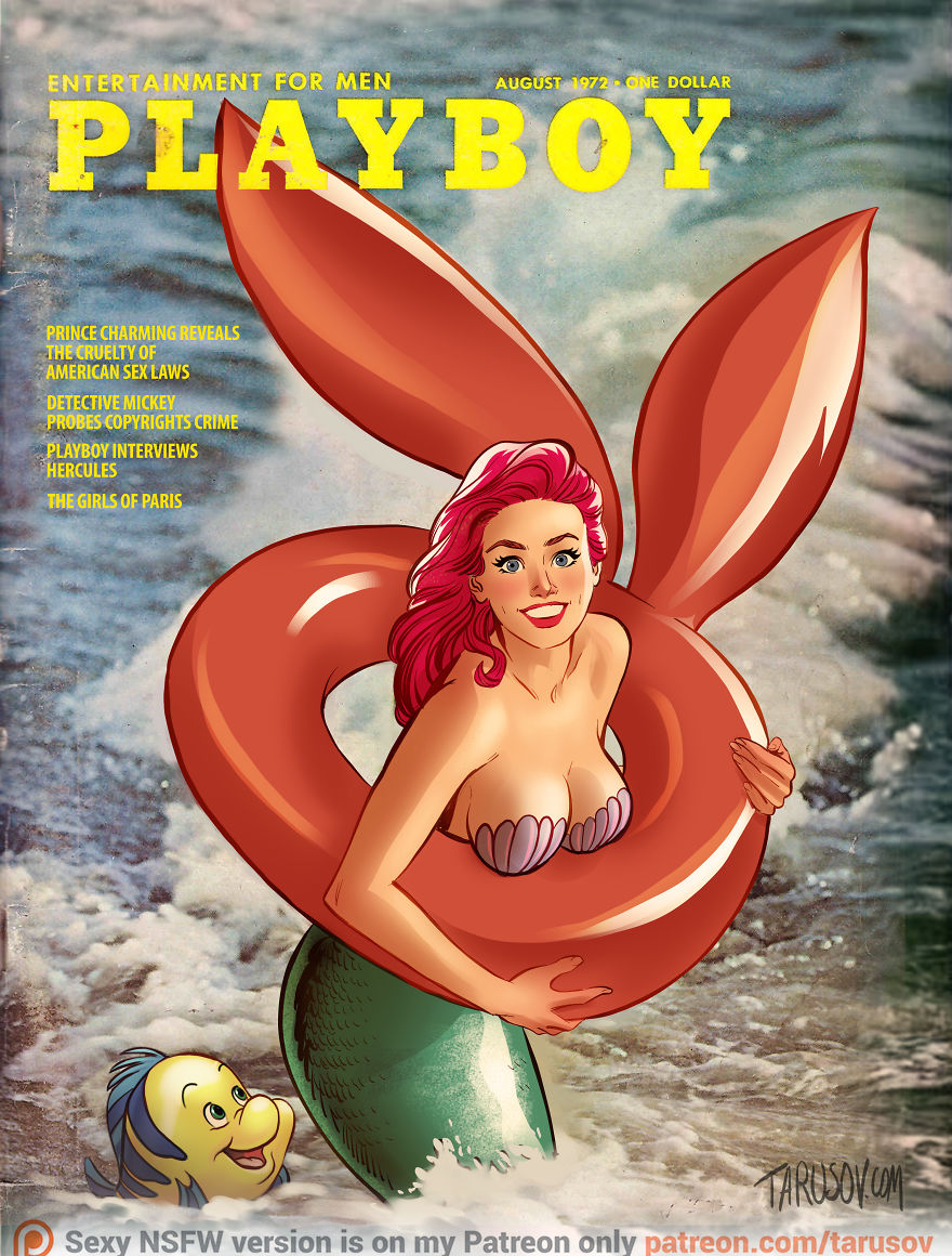 Begini jadinya jika 10 putri Disney jadi model sampul majalah Playboy