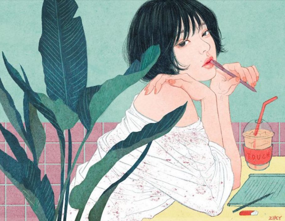 10 Ilustrasi pasangan mabuk asmara ini bikin jomblo pada baper