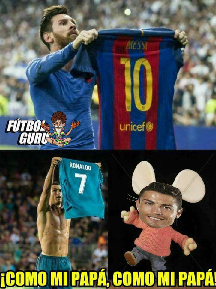 10 Meme 'jemur baju' ala Ronaldo & Messi bikin fans layar kaca ribut