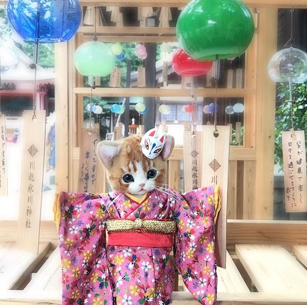 Kayak sungguhan, 10 boneka kucing didandani ala Jepang ini bikin gemes