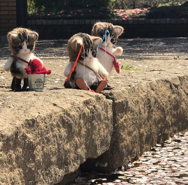 Kayak sungguhan, 10 boneka kucing didandani ala Jepang ini bikin gemes