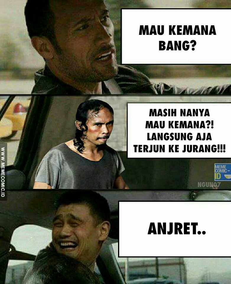 12 Obrolan 'The Rock nyopir' bareng tokoh meme ini kocaknya ngelantur