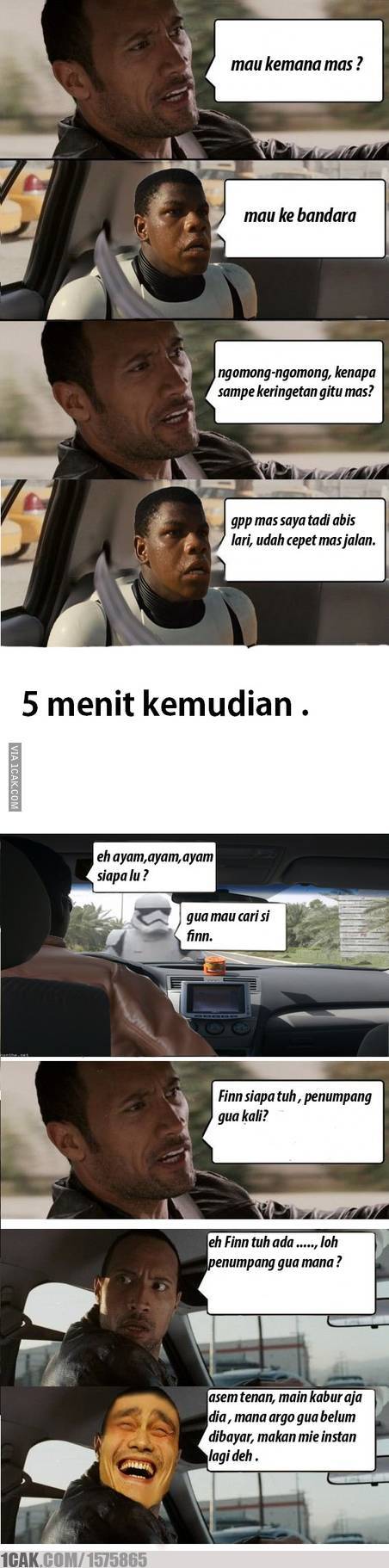 12 Obrolan 'The Rock nyopir' bareng tokoh meme ini kocaknya ngelantur