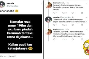 Kolaborasi netizen bikin cerita cowok di rumah tante ini bikin ngakak