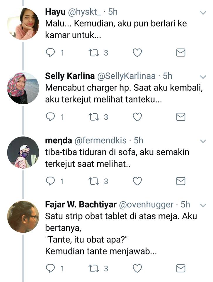 Kolaborasi netizen bikin cerita cowok di rumah tante ini bikin ngakak