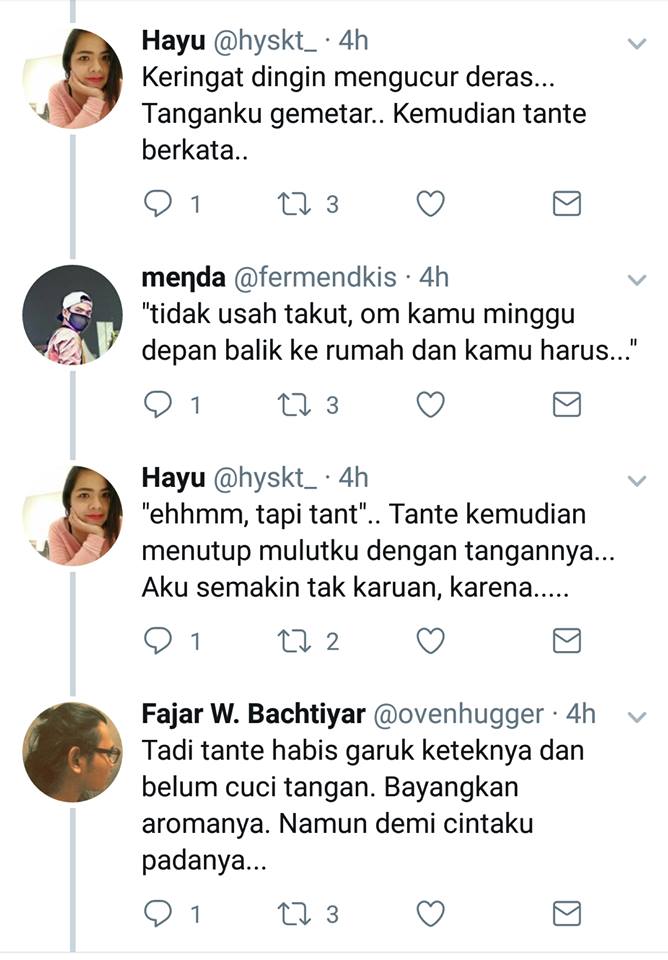 Kolaborasi netizen bikin cerita cowok di rumah tante ini bikin ngakak