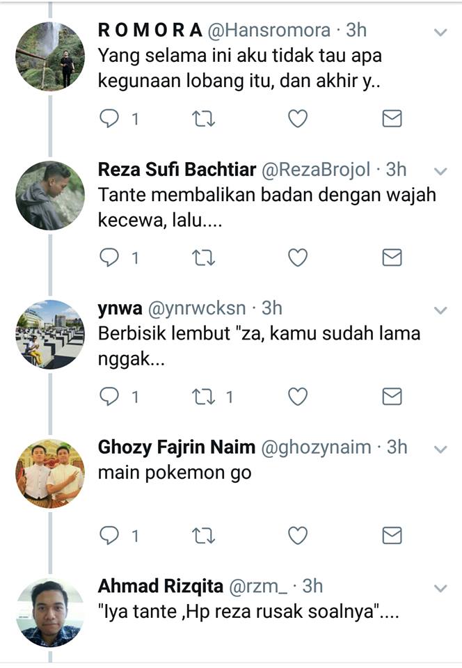 Kolaborasi netizen bikin cerita cowok di rumah tante ini bikin ngakak