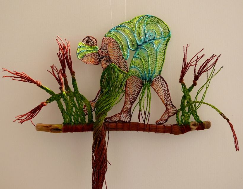 15 Karya seni gabungan hasil rajut dan kayu ini dijamin bikin melongo