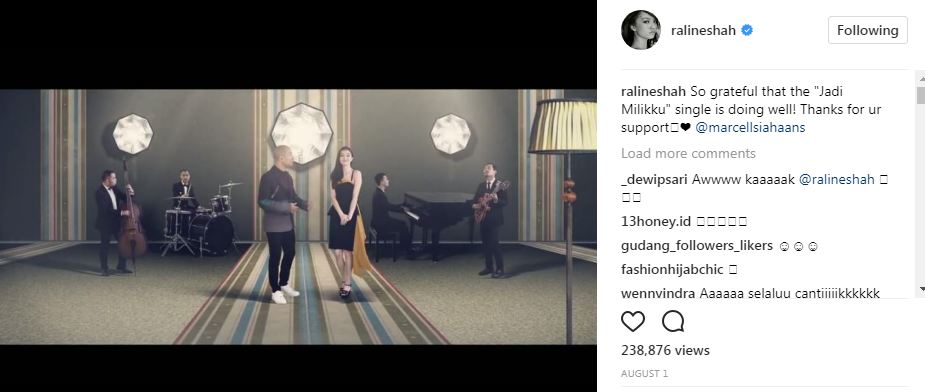 Kolaborasi dengan Marcel, bukti Raline Shah juga jago nyanyi