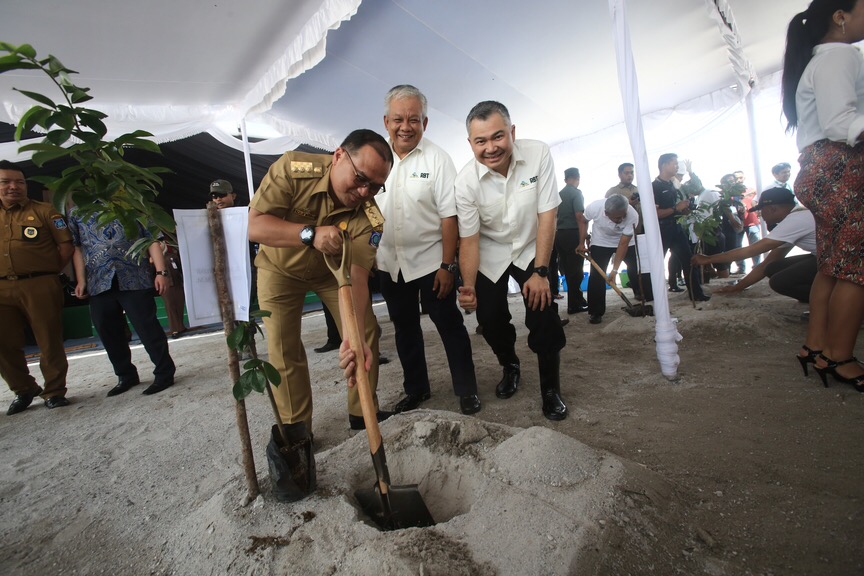 Manfaatkan lahan bekas tambang, perusahaan timah ini bangun taman kota