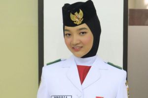 13 Anggota Paskibraka cantik pembawa bendera pusaka tahun ke tahun