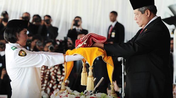 13 Anggota Paskibraka cantik pembawa bendera pusaka tahun ke tahun