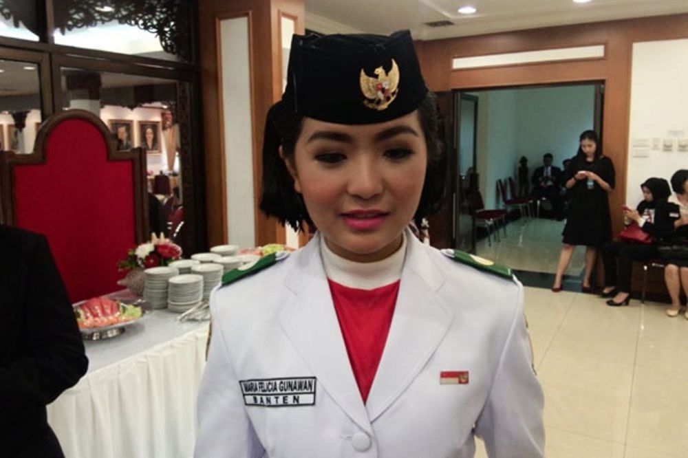 13 Anggota Paskibraka cantik pembawa bendera pusaka tahun ke tahun