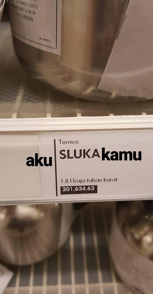 20 Foto gabungan nama produk furnitur ini bikin ketawa, kocak banget