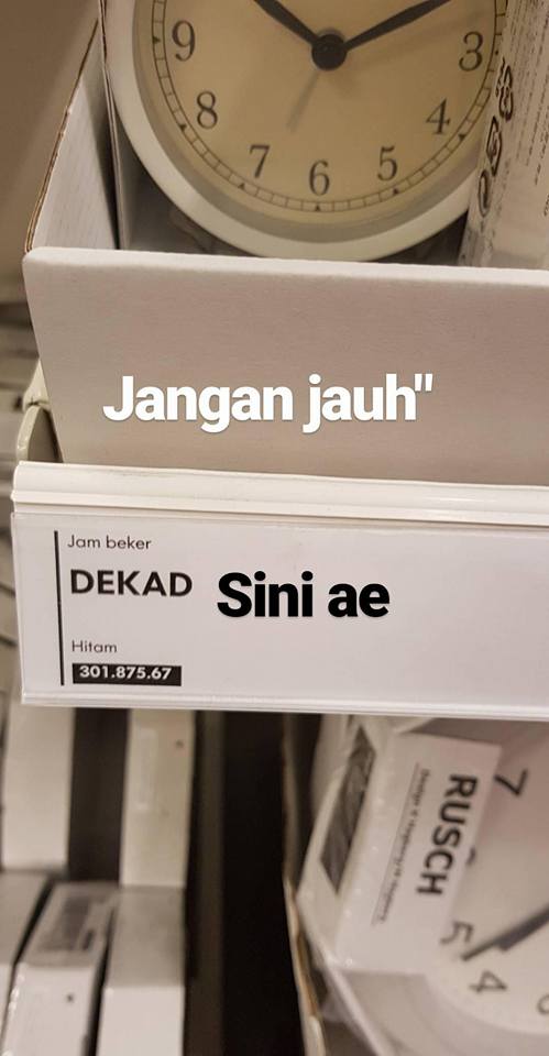 20 Foto gabungan nama produk furnitur ini bikin ketawa, kocak banget