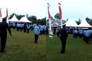 Beredar video Mayor TNI semprot PNS yang malas-malasan upacara HUT RI
