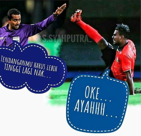 10 Foto editan tendangan Filipe Timor Leste ini lucu banget
