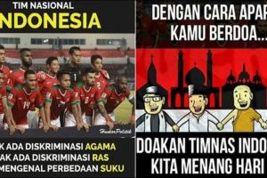 10 Meme dukung perjuangan Timnas Indonesia lawan Vietnam di SEA Games