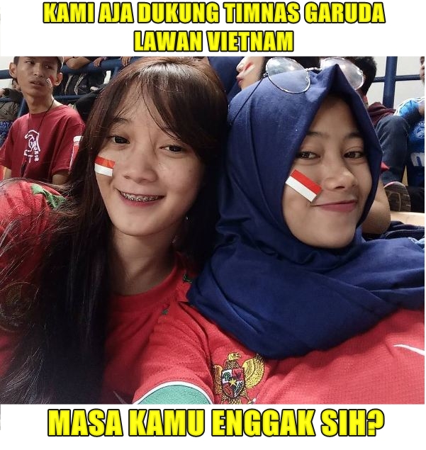 10 Meme dukung perjuangan Timnas Indonesia lawan Vietnam di SEA Games