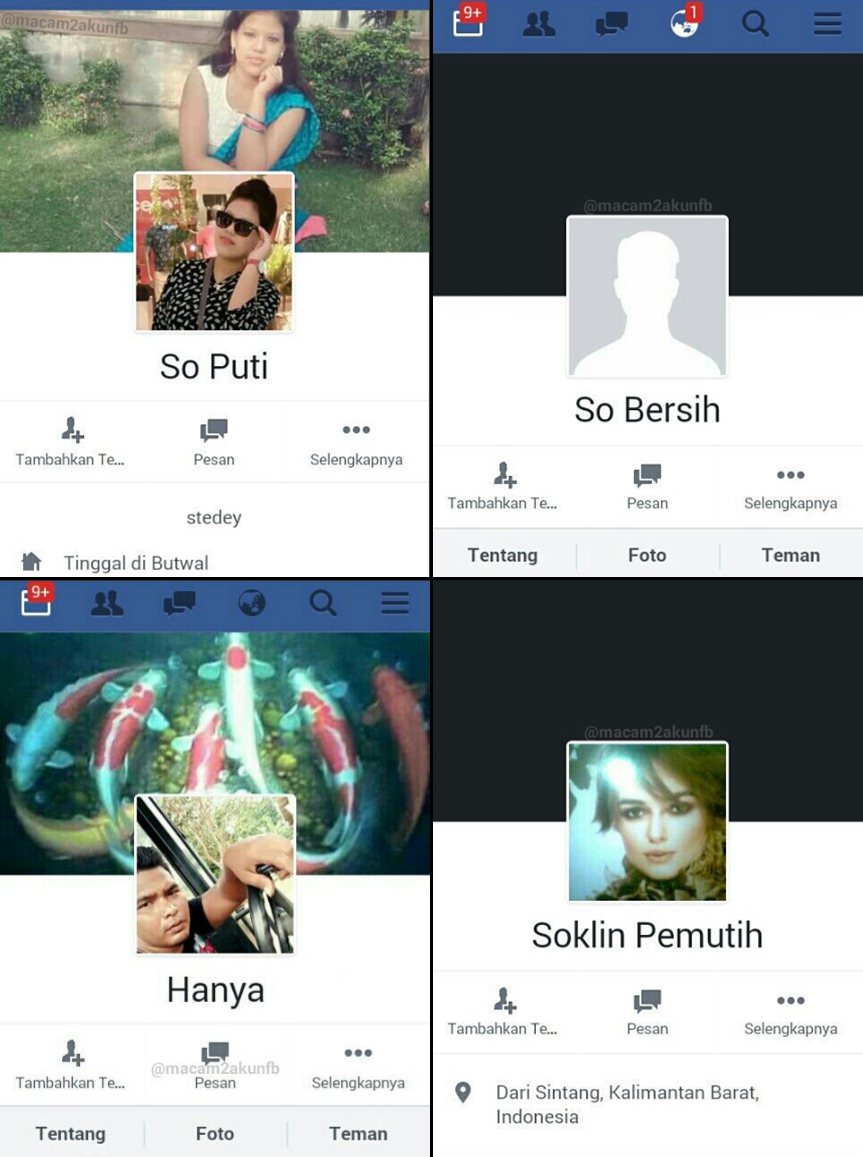 15 Kombinasi nama Facebook ini gereget, bikin tawamu nggak habis-habis