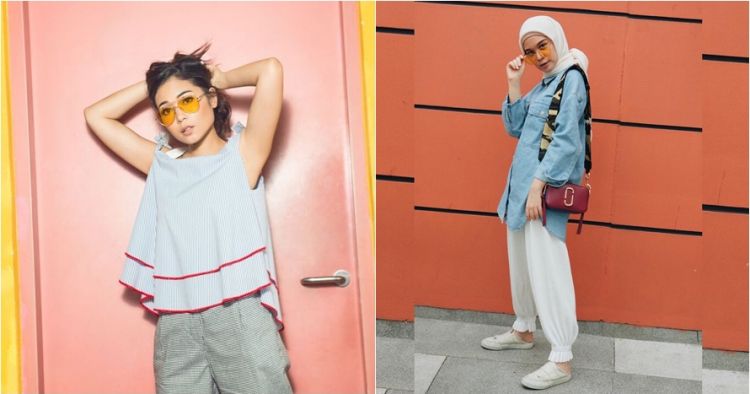 7 Gaya fashionista coba tren kacamata lensa kuning, siapa favoritmu?