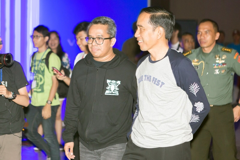 Kisah dibalik kedatangan Jokowi  di acara We The Fest yang bikin kaget