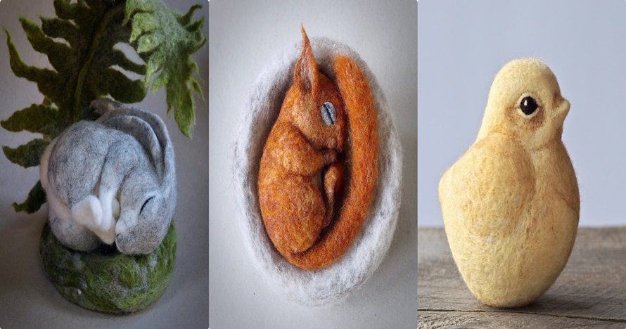 15 Boneka binatang dari sutra dan bambu ini gemesin, pengen meluk 