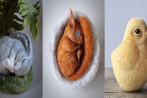 15 Boneka binatang dari sutra dan bambu ini gemesin, pengen meluk 