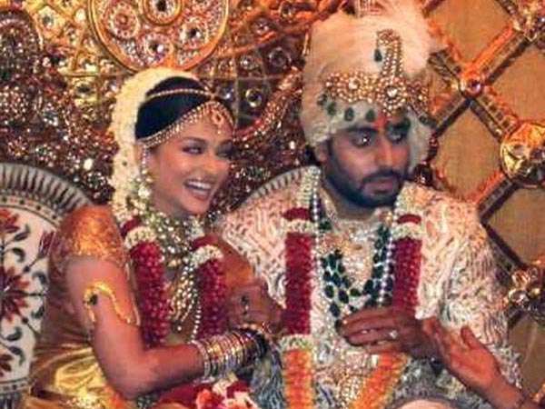 Belum tertandingi, ini 10 foto lawas megahnya pernikahan Aishwarya Rai