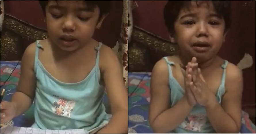 Video anak yang ditampar saat belajar menghitung ini bikin geram