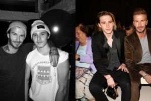 10 Potret kedekatan David Beckham & anaknya Brooklyn, kayak kakak adik