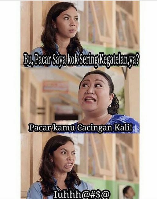 10 Meme 'pacar kamu cacingan' ini bikin kamu senyum sendiri deh