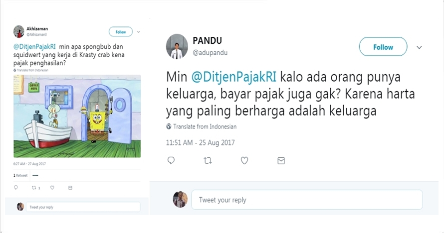 14 Cuitan ngelantur ke Ditjen Pajak ini ngocolnya bikin tawa merekah