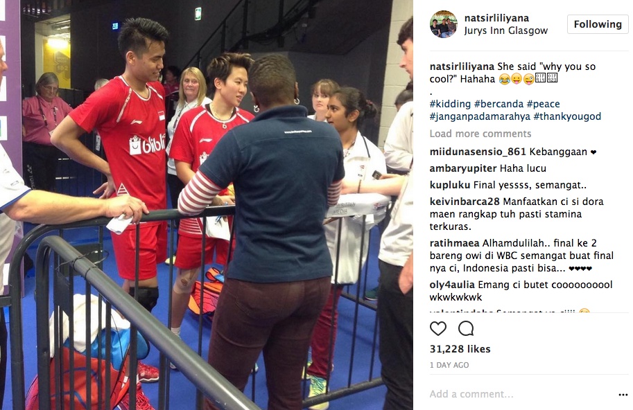 Apa yang dikatakan wanita ini bikin Liliyana Natsir terkesima