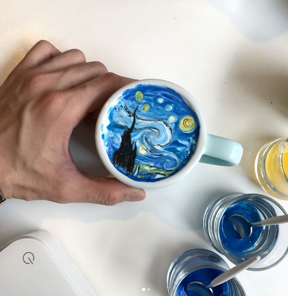 10 Karya latte art ini bernilai seni tinggi, kamu tega meminumnya?