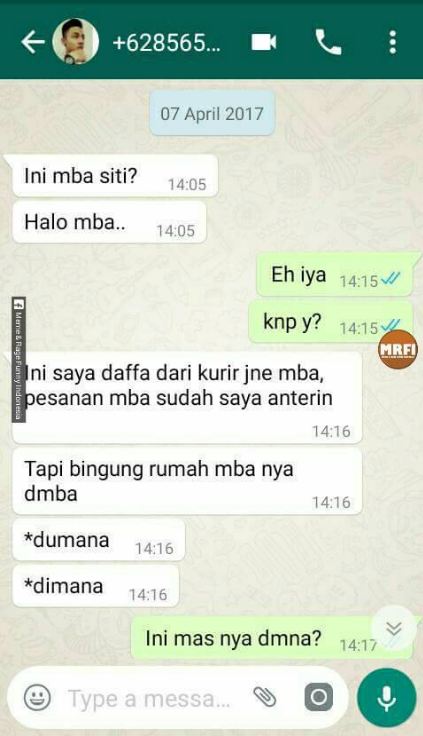 Awalnya salah antar barang, kisah cinta kurir & pembeli ini buat baper