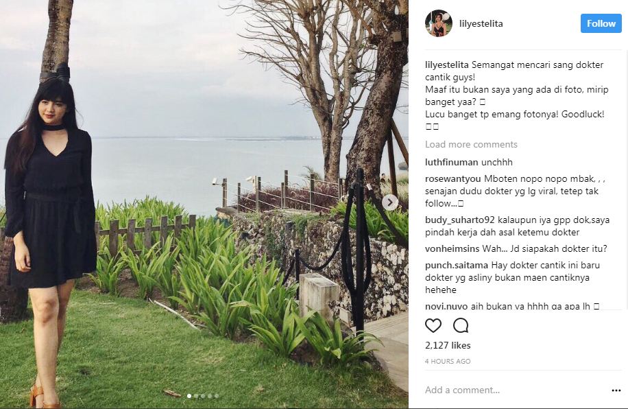 5 Gaya selfie Estelita, wanita mirip di foto dokter cantik yang viral