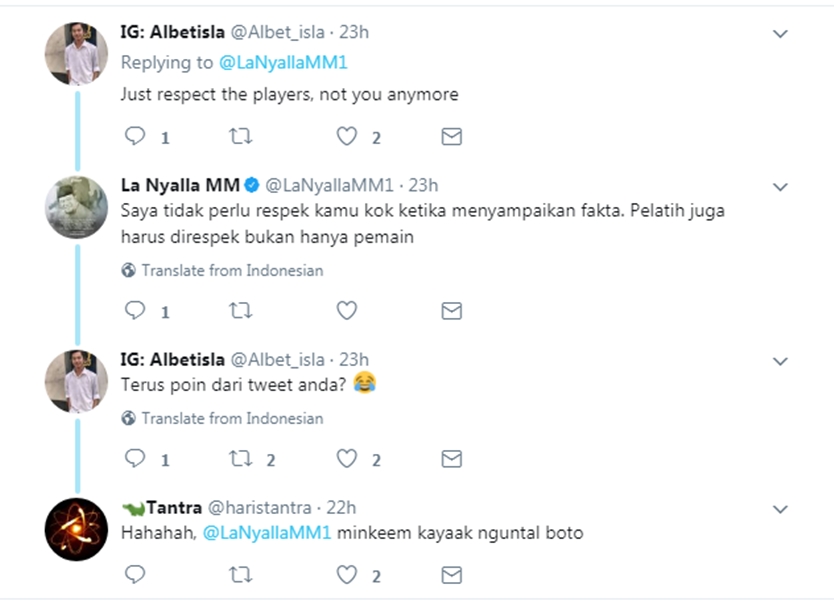 5 Twitwar La Nyalla vs netizen soal prestasi PSSI ini ramai banget
