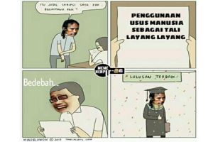 Judul nyeleneh bila 4 tokoh meme ngajuin proposal skripsi, ngakak deh!