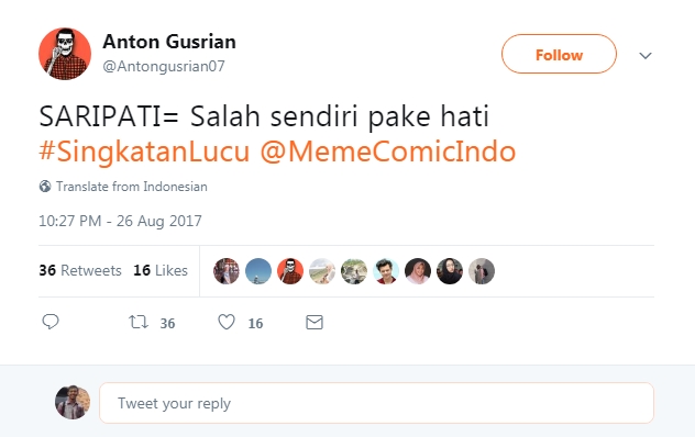 15 Cuitan baper #SingkatanLucu soal cinta ini bikin ketawa riang