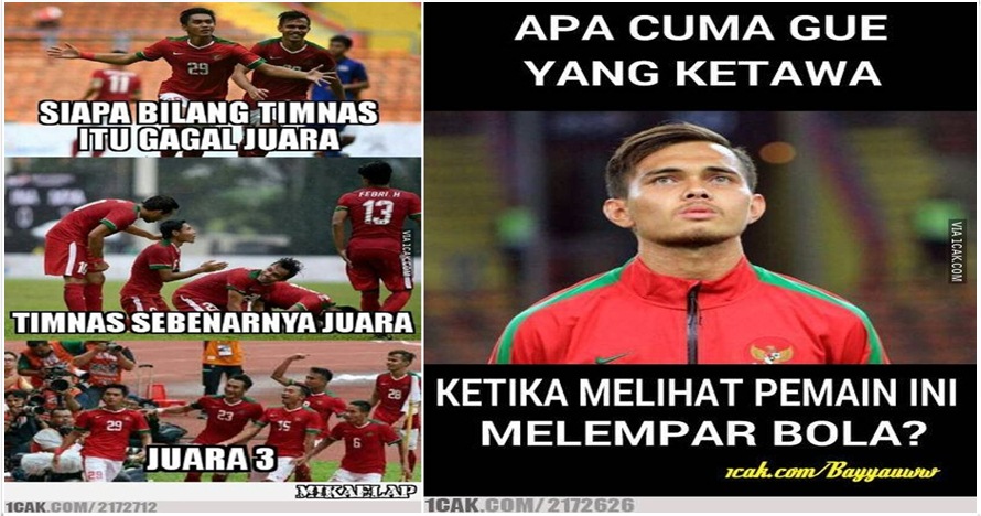 10 Meme timnas setelah raih perunggu SEA Games 2017