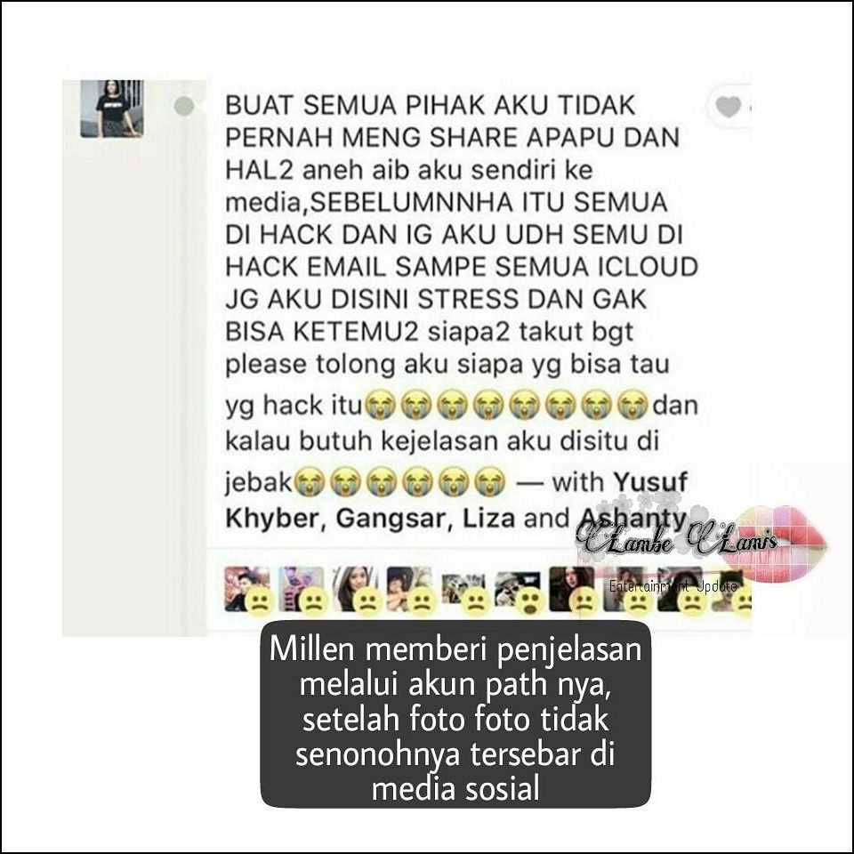 Heboh video panasnya tersebar luas, ini klarifikasi Millendaru