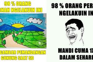 10 Meme '98 persen orang pernah ngelakuin ini' ngena banget deh