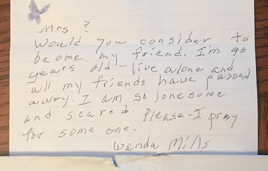 Nenek kesepian ini kirim surat ke tetangganya, isinya bikin haru