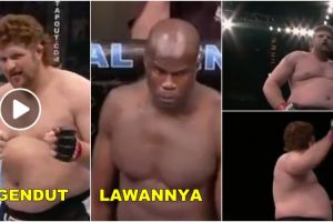 Duel si gendut lawan si badan kekar ini hasilnya tak kamu sangka